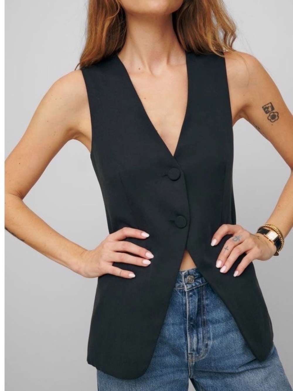 Reformation Longline Vest